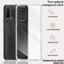 Transparent Anti-Fall Cushion Phone Case, Suitable For Redmi Phones, Transparent Anti-Fall Phone Case, Phone Protective Cover, Phone Case, Phone Holder, Anti-Fall Phone Case, Transparent Phone Case, Minimalist Phone Case, Solid Color Phone Case, Transparent Phone Case, TPU Anti-Fall Phone Case, Slim Phone Case - Clear - View 1