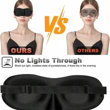 1pc Portable Soft Eye Mask, Suitable For Fast Sleep And Travel - Women's And Men's Eye Mask Sunshade Patches - Perfect For Relaxation And Comfort