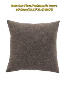 1/2pcs Ultra-Soft Microfiber Faux Cashmere Thickened Jacquard Fabric Decorative Pillow Cover, Modern Minimalist Dual-Color Floral Pattern Design, Suitable For Sofa, Bed, Chair And Car Seat, Comfortable All Season Use (Pillow Insert Not Included)