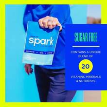 AdvoCare Spark Vitamin &Amp; Amino Acid Supplement - Focus &Amp; Energy Drink Powder Mix With Vitamin A, B-6, C &Amp; E - Also Includes L-Carnitine &Amp; L-Tyrosine - Fruit Punch, 14 Stick Packs - Flavor NameA - 查看 4