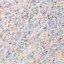 3mm-900 pièces Perles de semence en vrac, Perles de poney en vrac pour la fabrication de bijoux, Perles de séparation mini, Perles en vrac, Petites perles pour DIY collier bracelet poignet - 3 mm - 900 pièces - Voir 25