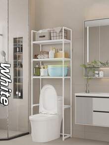 Narożny regał podłogowy do toalet łazienkowych 2/3-poziomowych, odpowiedni do każdego kąta łazienki, pozwala zaoszczędzić całą przestrzeń. Pomieści kosmetyki codziennego użytku, szampony, żele pod prysznic, butelki i słoiki, ręczniki, pudełka na chusteczki, artykuły łazienkowe itp. Jest łatwy w demontażu i montażu i nadaje się jako prezent na święta takie jak Halloween.