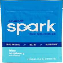 AdvoCare Spark Vitamin &Amp; Amino Acid Supplement - Focus &Amp; Energy Drink Powder Mix With Vitamin A, B-6, C &Amp; E - Also Includes L-Carnitine &Amp; L-Tyrosine - Fruit Punch, 14 Stick Packs - Flavor NameA - 查看 1