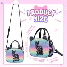Girls' Mini Crossbody Bag, Cute Handbag Accessory, Dopamine Color Matching, Suitable As Gift For Girls - Children's Cartoon Crossbody Bag - View 4