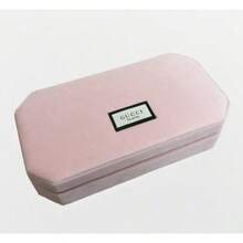 Gucci 粉色碎花甜美珠宝/化妆品/首饰收纳盒，容量大，甜美复古，送给朋友或家人的礼物，节日和周年纪念日的礼物