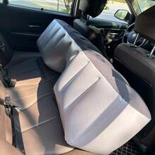 1pc Car Inflatable Bed, Car Rear Gap Filler Pad, Suitable For Sedan, SUV, MPV, Car Rear Seat Sleeping Cushion, Footrest Pad, Fit For Car Camping - Grey - View 6