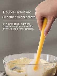 3pcs/2pcs/1pc Silicone Spatula, One-Piece, Transparent, For Scraping Butter, Cream, Cake Baking, Jam Spreader, Heat-Resistant Cream Scraper, Mixing And Baking Tool, Kitchen Utensil, Apartment Essential - Multicolor - View 7
