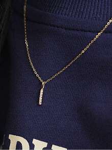 925 Sterling Silver Women's Necklace, Super Mini Elegant Heart-Shaped Pendant Clavicle Chain, Versatile For Daily Wear And Festivals, Luxury Gift - Water Drop - View 8