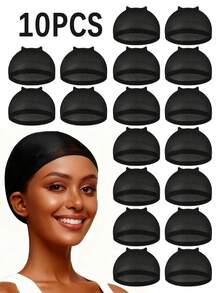 Women's Wig Cap Set - Lace Front Wig Cap, Breathable Mesh, Suitable For Daily Wear And Christmas Gift - Multicolor - View 10