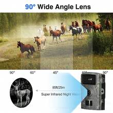 1pc Outdoor Hunting High-Definition Camera, Security Outdoor Smart Surveillance Camera With Battery Or Solar Power (Battery Not Included), 1080P Remote HD Camera For Outdoor, IP66 Waterproof, Night Vision, Animal Tracking, Monitoring And Game Camera - Camouflage - View 8