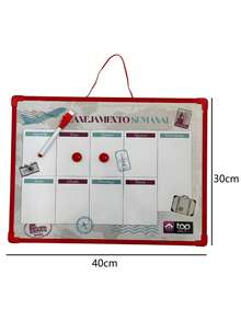 Weekly Planning Board In Plastic - 40 x 30 cm - Ver 4