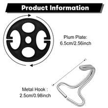 24 Pieces Car Seat Cover Plum Plate Metal Hook, 12 Pcs Plastic Car Seat Covers Chucks, 12 Pcs Metal Hooks Locking Clip Plastic Card Fixed Fastener Buckle For Seat Replacements Accessories( Black)