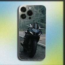 Sport Y-Yamahaes Cool Bike Phone Case Cover compatible with  16,15,14,13,12,11 Plus,Pro,Max,XR,XS,Plus,SE,Mini Transparent Soft Cover,Cover compatible with  17 pro hülle,  17 pro max hülle,  17 hülle,  16 pro hülle