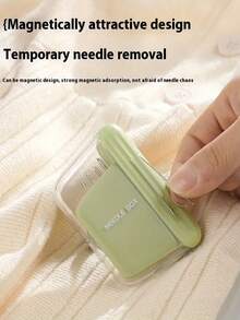 A New And Fashionable Magnetic Sewing Box, Including A 10-Needle High-End Household Repair Tool Set And A Thread Cone And Box Storage Box