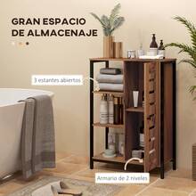 Kleankin Bathroom Vanities & Medicine Cabinets - màu nâu - Xem 3