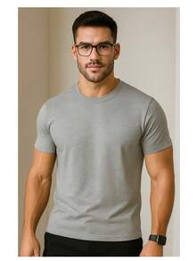 Kit 7 Men's T-Shirts 100% Cotton Shirt Blouse - Nhiều màu - Xem 10