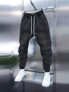 Men's Comfort Fit Denim Pants  Casual Wear With Stretch & Classic Style - màu đen - Xem 7