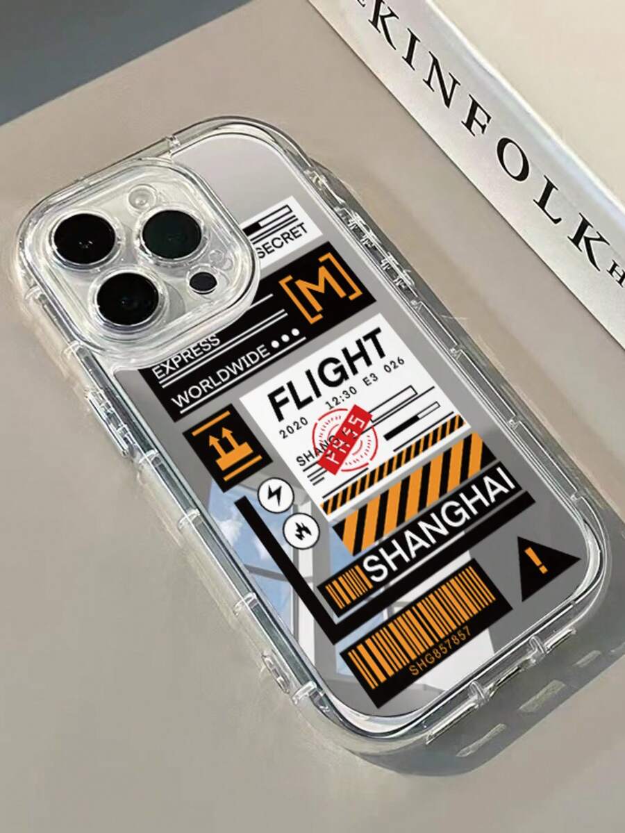 C54 Label Transparent Edge Phone Case - Mirror - View 1