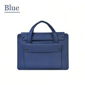 PU-datorväska kompatibel med MacBook Air 13 Pro 14 16 HP 13/14/15/16 tums bärbar dator, enkel foderväska, datorfodral