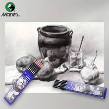 Marie's 12pcs Professional Graphite Pencil Set For Drawing & Sketching, Suitable For Adults, Students, Beginners & Professional Artists (2H/HB/B/2B/3B/4B/5B/6B/7B/8B) - Black - View 7