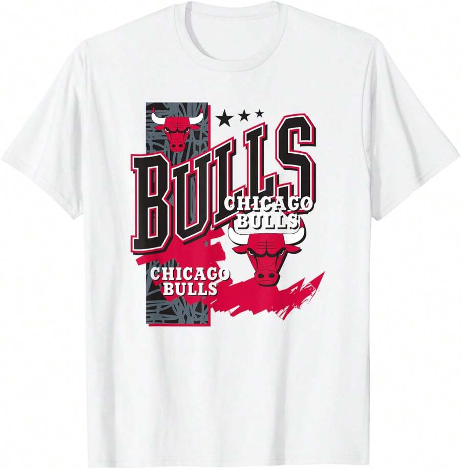 Bulls Barred Player T-Shirt - 白色 - 查看 1