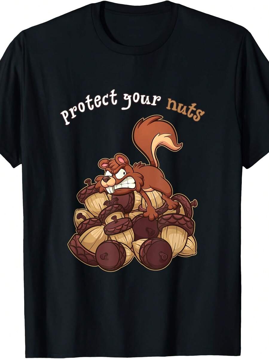 Protect Your Nuts - Squirrel T-Shirt - 款式30 - 查看 1
