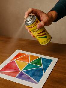 Laca Plástica Importada en Tres Acabados Diferentes 300g/460mL Ideal para Fijar Colores y Proteger Trabajos Manuales Sin Alterar Colores Protege contra Polvo Humedad y Calor - Brillante - Ver 3