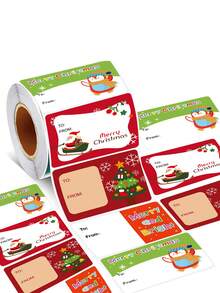 120pcs Black Reusable Waterproof Label Stickers, Wave Pattern For Kitchen Food Storage Containers, Jars, Spices, Food, Includes 1 White Chalk Marker - Multicolor - View 11