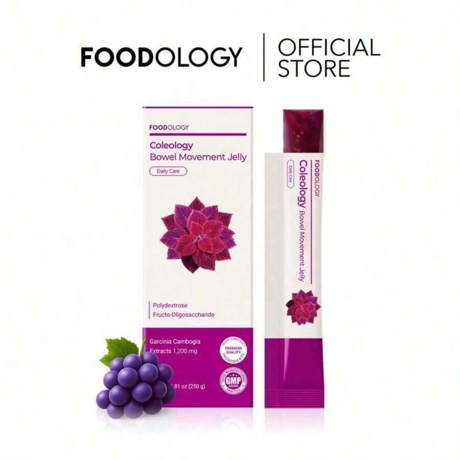[FOODOLOGY] Coleology Cutting Jelly 10days - Garcinia Cambogia (HCA), Chia Seeds Collagen, Hyaluronic Acid, Pomegranate Flavored 8.81 Oz /10 Sticks, Women's Gift, Free Shipping, For Women - 葡萄 - 查看 1