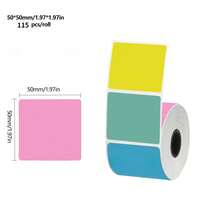 迷你标签打印机，便携式热敏标签机，附赠1卷50*60mm白色标签纸，适用于家庭、服装、超市、珠宝和食品行业，兼容安卓和iOS系统。 - 彩色 - 查看 10