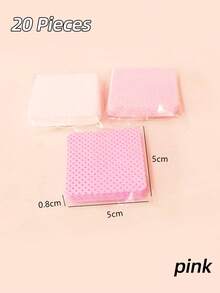 1200pcs/100pcs/50pcs/20pcs Lint-Free Nail Wipes, Dual-Use Eyelash Extension Glue Remover Pads, Soft Nonwoven No-Lint For Gel Polish Removal, Salon/Home Manicure Pedicure Tools, Absorbent Quick-Dry Lash Cleansing Wipes, Professional Nail Art & Lash Grafting Supplies