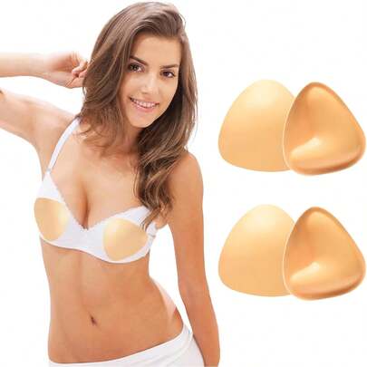 ¡RecomendadoSujetador Adhesivo Push up 2 Pares, Sujetador sin Tirantes Autoadhesivo Transpirable, Cubre Pezones Invisible para Mujer, Reutilizable Diario De Pezoneras¡Top de Temporada