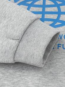 Balabala BalaOne 儿童两件套羊毛衫套装，男孩和女孩 2025 秋冬，保暖服装 - 淺花灰 - 查看 6