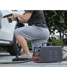Kit de reparación de abolladuras con soldador de pernos , extractor de abolladuras con soldador por puntos de 3KW con 6 modos de soldadura, máquina extractora de abolladuras con soldadura por puntos para carrocería de automóviles y 16 tipos de accesorios de soldadura para reparación de abolladuras de automóviles, camiones y motocicletas - 3 kW - Ver 9