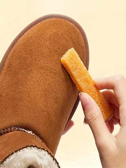 5pcs Suede & Nubuck Leather Scratch Remover Eraser Blocks, Non-Electric Tool, Suitable For Clothes, Shoes, Bags, Car Seats, No Battery Required, Applicable For Living Room, Bedroom, Bathroom, Outdoor Use, Snow Boots, Boots Shoe Accessories