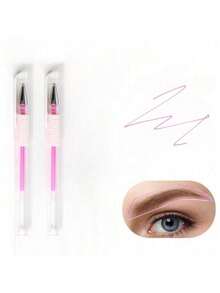 6pcs/4pcs/2pcs Rose Red Eyebrow Microblading Marker Pens, Skin Marking Pens, Eyebrow Permanent Makeup Tattoo Positioning Marker Tools, Affordable Price, Christmas Gift, Cosmetics, Makeup Tools, Cheap Goods, Gifts, Women Gifts, Christmas Present