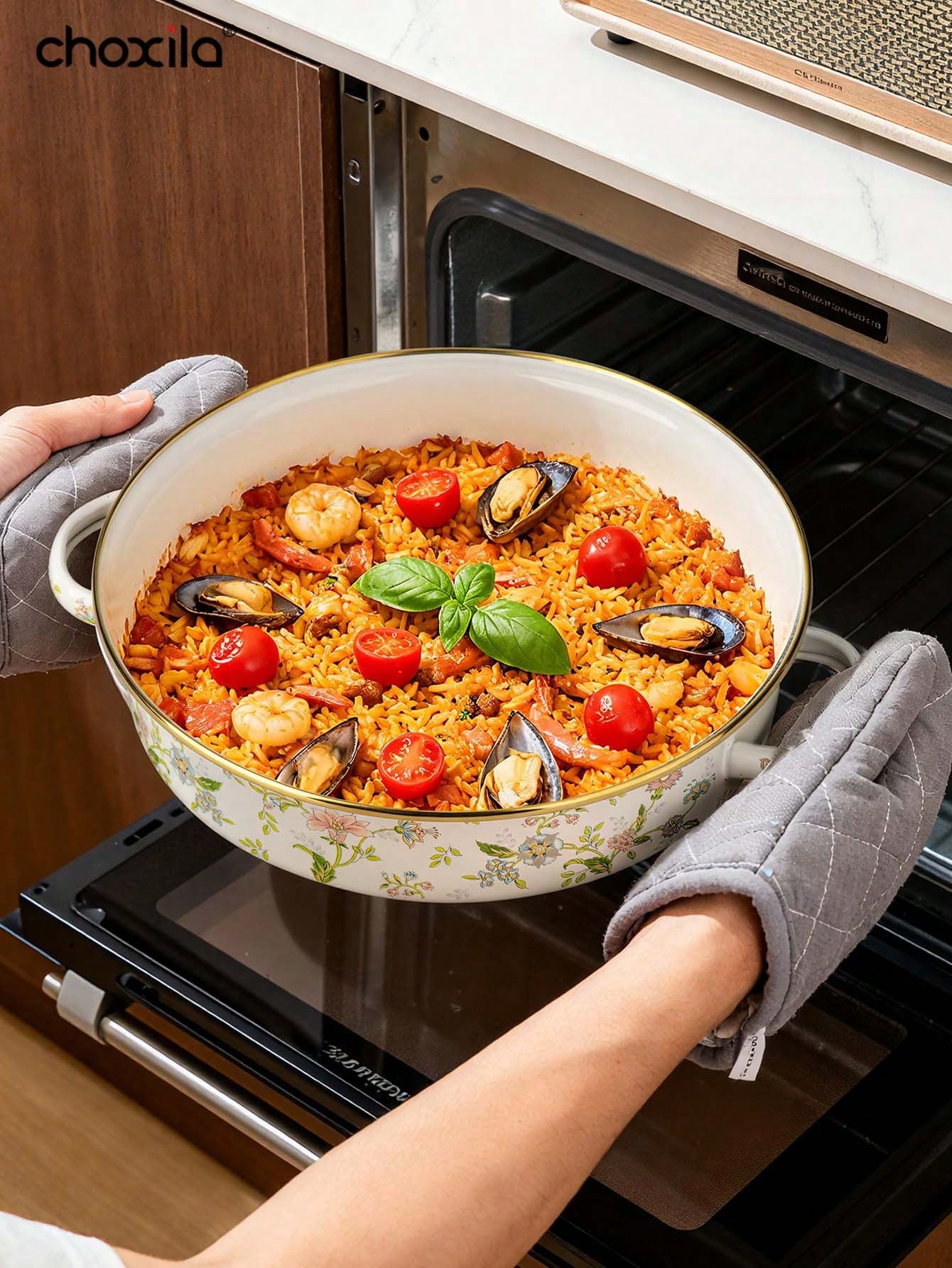 choxila قدر متعدد الوظائف سميك بسماكة 11 بوصة مطلي...