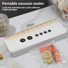 RAF Máy hút chân không màn hình kỹ thuật số, thích hợp để hút chân không nhiều loại thực phẩm, vận hành tiện lợi, có thể hút chân không các túi đựng thực phẩm khô và mềm để bảo quản. - Nhiều màu 2 - Xem 6