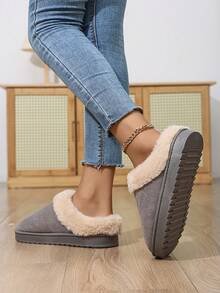 Women's Winter Casual Slippers, 4 Color Options, Comfortable Couple Indoor/Outdoor Slip-On Shoes, Lightweight & Warm, Multi-Color & Size Available