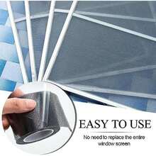 WAYAMY 700 x 5CM Cinta para Reparar Mosquiteras Ventana y Puerta, Fibra De Vidrio Cinta Adhesiva Reparación de Ventanas Tela Mosquitera Cinta De Ventana De Pantalla(default) - Tipo 1 - Ver 7