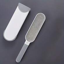 2pcs/Set: 1pc Storage Case + 1pc Lint Remover, Fabric Shaver, Reusable Pet Hair Remover For Clothes, Bedding, Sofa, Furniture, Carpet, With Plastic Handle, No Power Needed, Household Lint Brush, Pet Grooming Brush - Multicolor - View 5