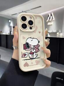 A Cartoon Anime SNOOPY Sky Eye Step Antique White Anti-Drop Tpu Material Phone Case Can Be Given As A Holiday Gift. It Is Suitable For Iphones. The New Phone Case Is Suitable For Phone13/14/15/16/17Pro Max And Phone Case - 彩色 - 查看 4