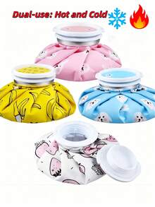 Reusable Hot Water Bottle, Winter Hot Water Bottle, Cute Patterned Hot Water Bottle, Cold Compress Pack For Eye Fatigue Relief. Portable And Lightweight, Compact And Easy To Store. Ideal For Winter Warmth, Makes A Thoughtful Autumn Or Winter Gift For Family, Friends, And Elders.