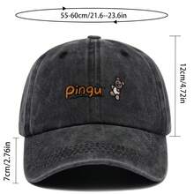 1 Piece 2025 New Cartoon Penguin Teddy Bear Embroidered Baseball Cap - Lightweight Breathable Polyester Adjustable For Men And Women Teenagers Suitable For Outdoor Camping Travel Skateboarding Beach, Unisex Casual Birthday Holiday Gift, Bear-Shaped Hat, Beach Vacation, Fun Design, Comfortable Fit, Exclusive For Street Style Enthusiasts - Pink - View 5