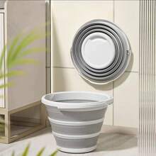 1pc/3pcs Portable Foldable Wash Basin, Vegetable Basin, Foot Basin. Easy To Clean, Lightweight And Extendable. Suitable For Home, Dorm And Outdoor Camping. Used For Camping Sink, Laundry Basin, Bucket, Water Container, Fruit And Vegetable Wash Basin, Cleaning Supplies. Thickened Plastic Foldable Foot Basin And Wash Basin, Essential For Back To School. Foldable Basin, Foldable Basin Set. Home Bathroom Decor Summer