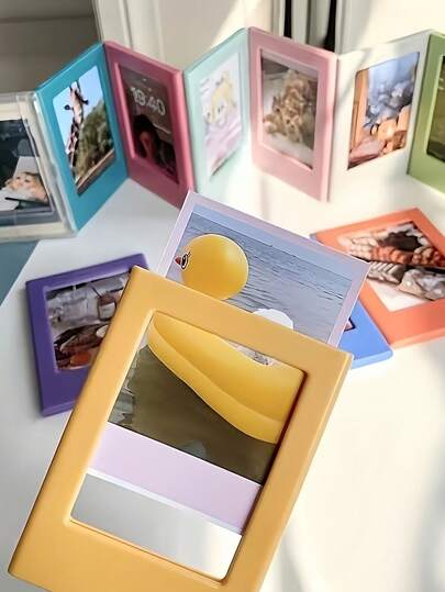 8件套磁性相框套装，完美的返校季和圣诞节友谊礼物，可爱的冰箱贴，可展示美好回忆，独特的圣诞礼物，颜色随机发货。