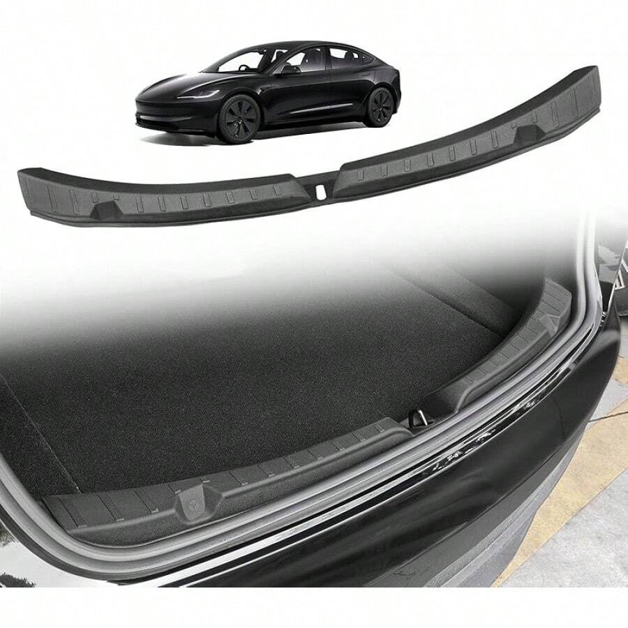 BestEvMod 2026 Model Y Upgrade Rear Bumper & Trunk Sill Cover Protector ...