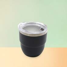 1pc2025 Popular Coffee Cup, Milk Cup, Solid Color Design, More Advanced And Fashionable, Simple Cup Surface, Versatile And Atmospheric, Suitable For Carrying Various Fruit Juices, Coffee, Milk Tea When Going Out - Multicolor - View 6