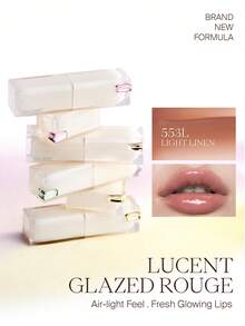JOOCYEE LUCENT GLAZED ROUGE, Moisturizing, Pigmented, Long-Lasting, Natural - Vải lanh nhẹ 553L - Xem 1
