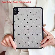 甜美蝴蝶结图案保护套 - 可爱风格爱好者和时尚达人的理想之选，时尚主题平板电脑配件，保护套兼容 iPad Pro (M5)/iPad Air (M3)/iPad 11 英寸 (A16) 10.9/10.2/Air 第五代/Pro 11/第十代/9.7/Air 2/iPad (第七代)/iPad (第八代)/iPad Air 4/5/iPad Pro 11/iPad 第十代 10.9 英寸 2022/iPad Air 13 (M3 2025)/iPad Air 11 (M3 2025)/iPad Air 11 (M3 2025)/iPad 11 (A16 2025) - 彩色 - 查看 1